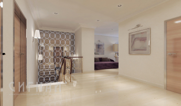 "Хрустальный мир". Оригинальный дизайн-проект  2-х уровневой квартиры в стиле Ар-Деко в ж/к «Белый лебедь».
